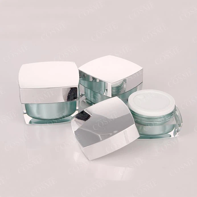 square acrylic jar