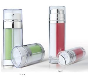 Двукамерна безвъздушна бутилка