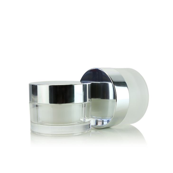 Luxury 15g 30g 50g 100g Round Acrylic Cosmetic Empty Cream Jar