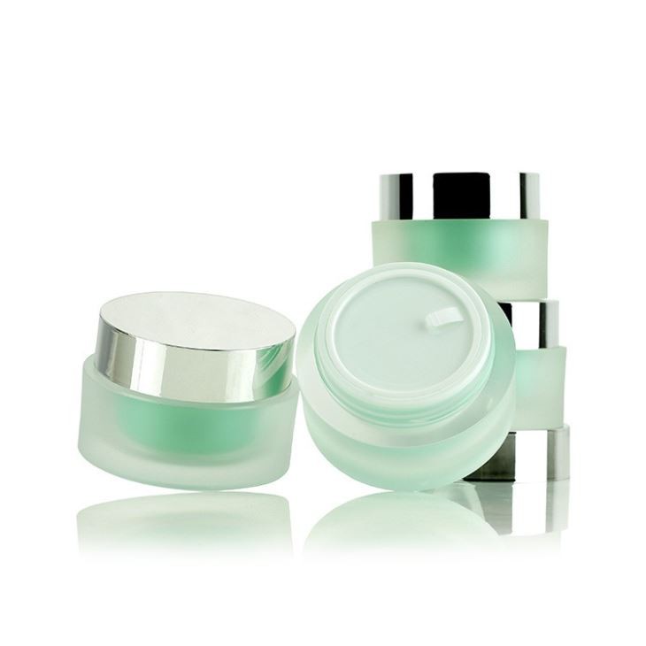 Luxury Packaging Empty Cream Container 50ml For Skin Care Opal Cosmetic Jars