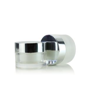 Лукс 15g 30g 50g 100g кръг акрил козметичен празен крем буркан