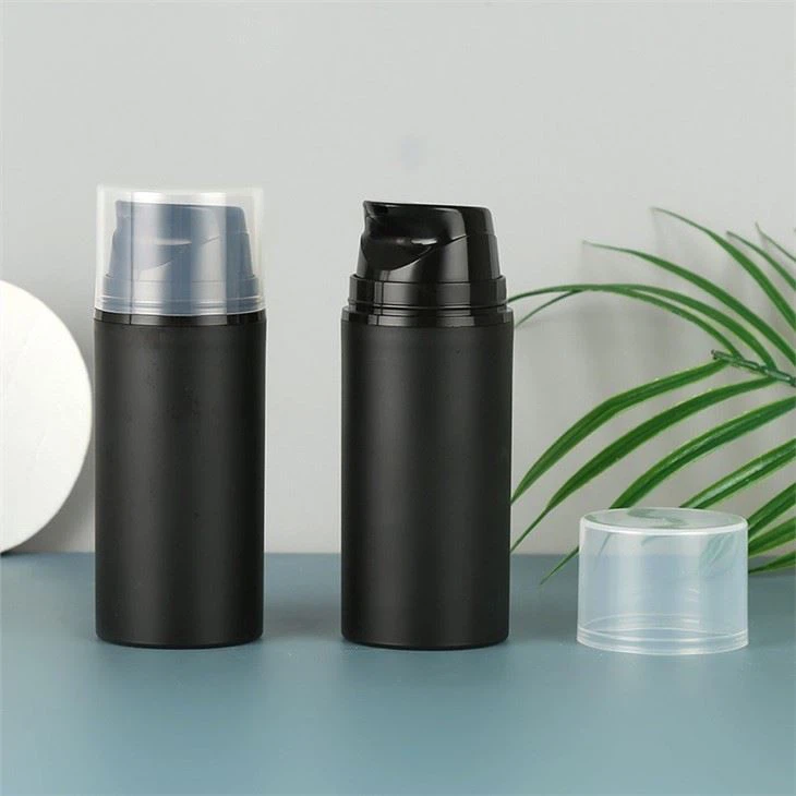 Black Airless Pump Bottles