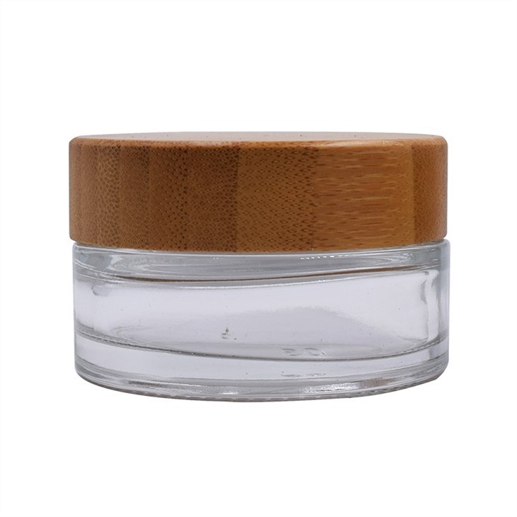 Glass Cosmetic Face Cream Container