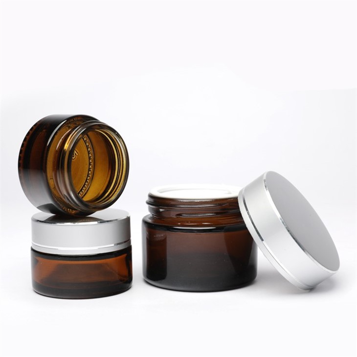 Glass Cream Jars Cosmetics