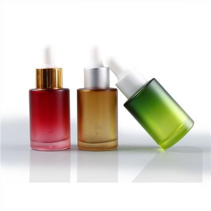 Бутилка от етерично масло от кехлибарено стъкло