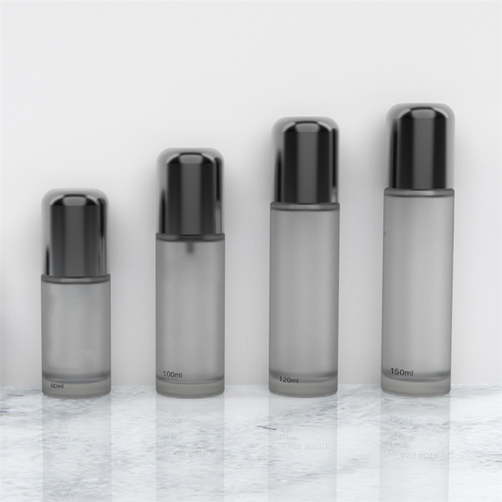 Стъклена козметична помпа бутилка