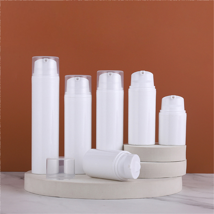 Безвъздушна козметична бутилка за многократно пълнене