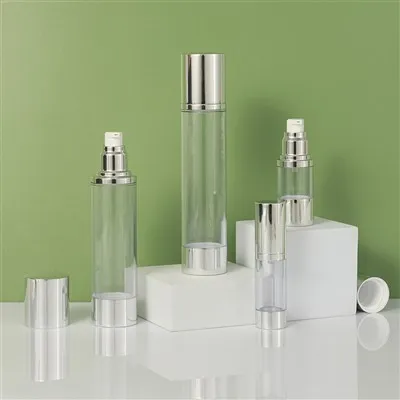 5 ml 10 ml 20 ml 30 ml алуминиева бутилка безвъздушна помпа