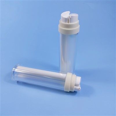 Двойна камерна бутилка за помпа без ефир