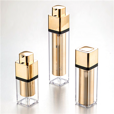 Квадратна безвъздушна бутилка с помпа